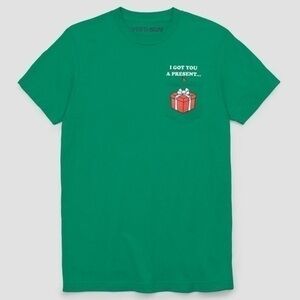 Fifth Sun Ugly Holiday Gift With Poop T-Shirt NWT